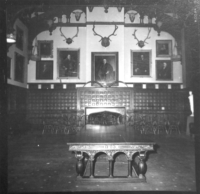 The clubhouse - known as the “Tomb” - of the Skull and Bones