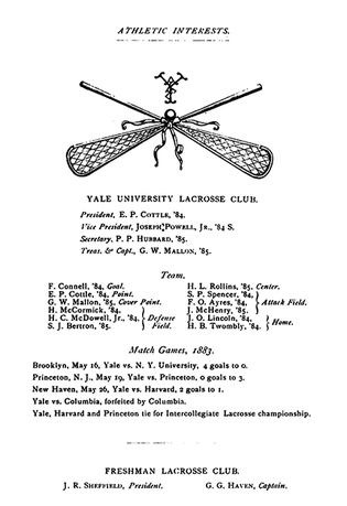 <i>Yale Banner</i>, 1883-84